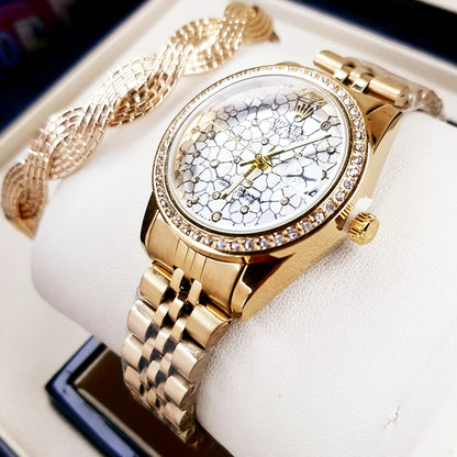 Rolex Dama Oyster + Pulsera